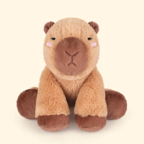 Vista 9 de SuzziPals Capibara de Peluche Calentable y Enfriable, Peluches de Almohadilla de Calentamiento para Microondas para Relajación y Alivio, Juguetes