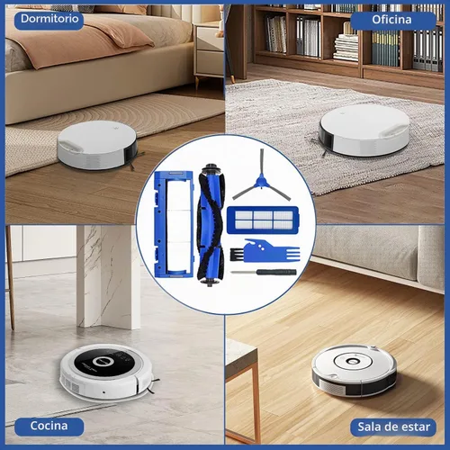 Vista 6 de CERO Paquete de 24 piezas de repuesto para aspiradora robótica Eufy 11S Max, G30, G32 Pro, G30 Pro, 15C Max, 30C Max, 30C Max, 3 cepillos