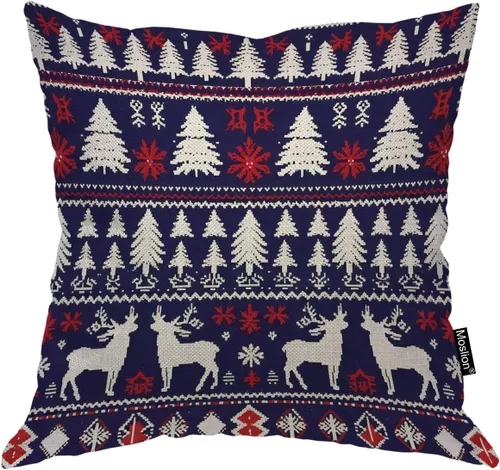 Vista 21 de Moslion Almohadas decorativas para gatos, funda de almohada de 18 x 18 pulgadas, funda de almohada cuadrada de lino y algodón, para sofá y dormitorio