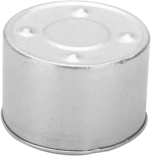 Vista 5 de Aislor Tazas de té a granel, latas de velas de candelita, paquete de 50, plata plateada, talla única