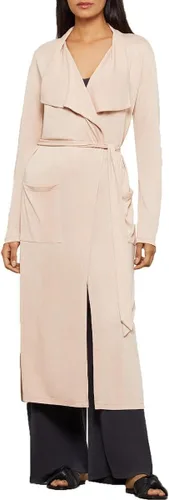 Vista 4 de BCBGMAXAZRIA Lightweight Long Jacket for Women - Open Front Draped Duster