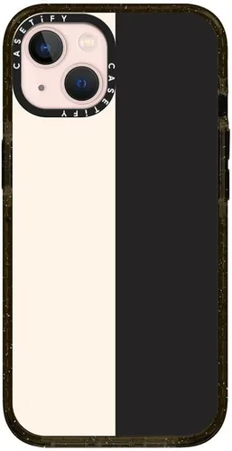Vista 215 de CASETiFY Impact - Funda para iPhone 13 [protección contra caídas de 6.6 pies/compatible con Magsafe] Black Kingsnake, color negro transparente