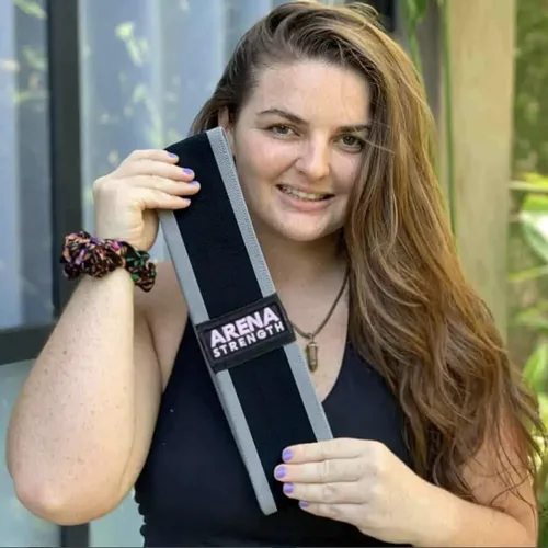 Vista 7 de Arena Strength Fabric Booty Bands: Fabric Resistance Bands for Legs and Butt: 3 Pack Set. Perfect Workout Hip Band Resistance. Workout Program and