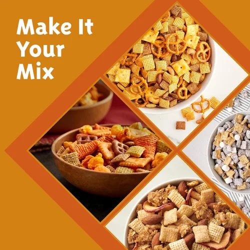 Vista 7 de Honey Nut Chex Cereal para el desayuno, sin gluten, hecho con grano entero, 12.5 onzas Made with Real Honey & Natural Almond Flavor, 13g Whole