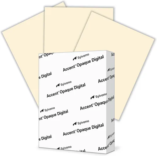 Vista 3 de Accent 121918C - Papel de cartulina opaco de color crema de 11 x 17 pulgadas, 100 libras, 9.56 oz/m², 700 hojas (4 resmas), cartulina pesada súper