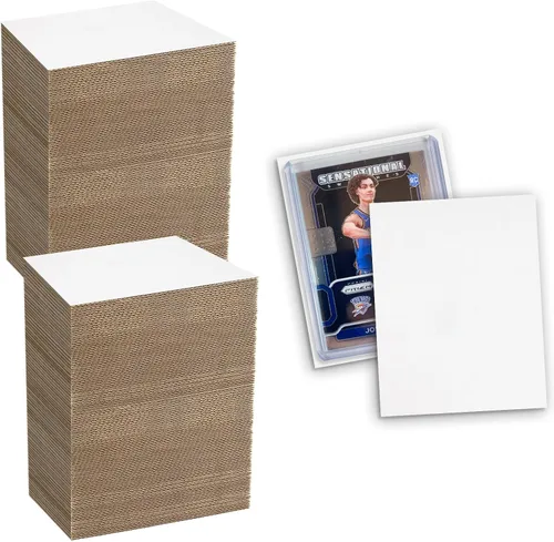Vista 8 de Mat Board Center - Paquete de 100 protectores de cartón para tarjetas Blanco