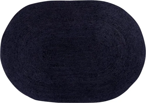 Vista 18 de Super Area Rugs Alfombra de yute – Alfombra reversible de fibra natural – Revestimiento ecológico para suelo de cocina – Puerta tejida a mano