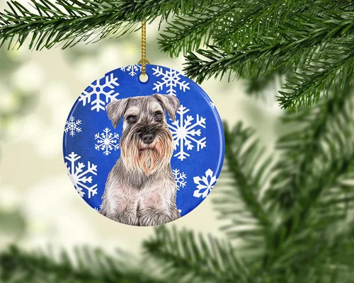 Vista 211 de Caroline's Treasures Cavalier Spaniel - Adorno de cerámica para colgar en el árbol de Navidad, para el hogar, Navidad, fiestas, regalo, 3 pulgadas