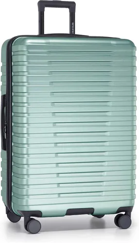 Vista 56 de U.S. Traveler Boren - Maleta de viaje extensible rígida con 8 ruedas giratorias, color negro, juego de 2 piezas