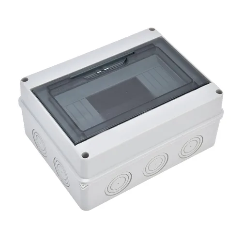 Vista 6 de Caja de Protección de Distribución IP65 ABS, Caja de Distribución de Interruptor de Circuito Impermeable de 12 Vías, 12 DIN Caja de Unión