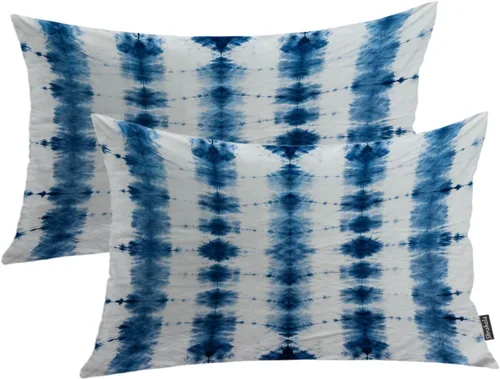 Vista 21 de Shrahala Abstract Art Modern Aesthetic Decorative Pillow Covers, Fluid Forms Minimalist Throw Pillow Cover Blended Hidden Zipper Cushion Cases for