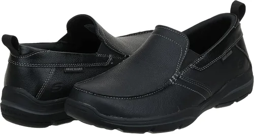 Vista 7 de Skechers Ajuste relajado para hombre Harper - Mocasín Forde, Negro