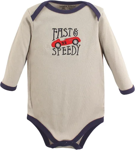 Vista 2 de Little Treasure Luvable Friends - Body de manga larga (5 unidades)