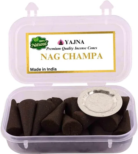 Vista 11 de Yajna Citronela 100% natural - Conos de incienso hechos a mano, sumergidos a mano, orgánicos, sin productos químicos para purificación, relajación