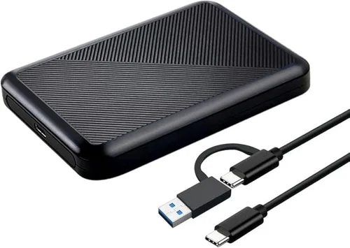 Vista 7 de 250GB Ultra Slim Disco duro externo portátil USB 3.1 Almacenamiento HDD tipo C para PC, Mac, portátil, PS4, Xbox one