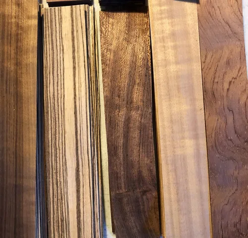 Vista 3 de Anillos de diapasón de chapa de madera de 220-8" x 1 1/2" para artes y manualidades