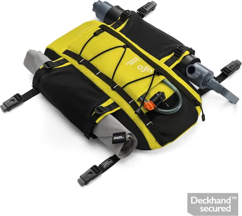 Vista 2 de Gearlab Deck Pod 2 - Bolsa de cubierta de kayak, sistema Deckhand (flotador de palas de flotador, bomba de sentina)