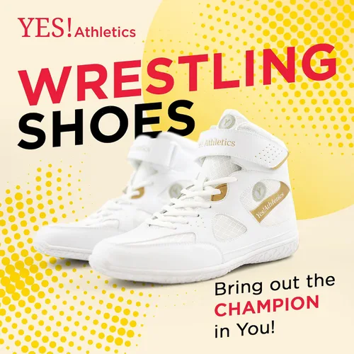 Vista 2 de Yes! Athletics - Champion1 Wrestling Shoes for Girls and Women, Lightweight and Breathable Boxing Shoes, Ergonomic Microfiber Suede Weightlifting