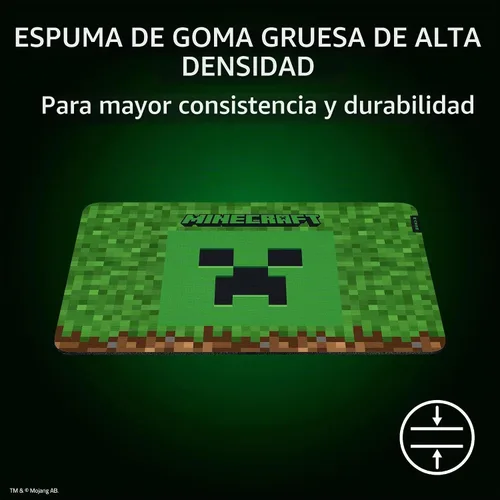 Vista 4 de Razer Gigantus V2 Minecraft Edition - Alfombrilla de mouse suave para juegos para velocidad y control