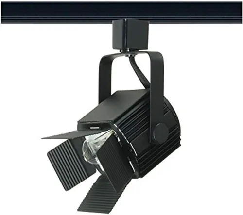 Vista 52 de TH205 R20 cabezal de carril cilíndrico de Nuvo, color negro, TH281, 150.00watts, 120.00 volts Blanco