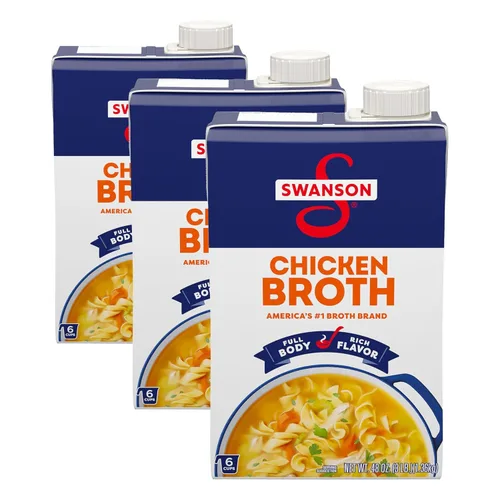 Vista 11 de SWANSON S Caldo de pollo Natural Goodness, cartón de 48 onzas