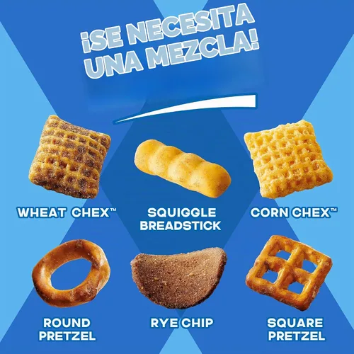 Vista 4 de Traditional Chex Mix, receta original, tamaño familiar, 12.5 oz