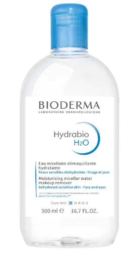 Vista 5 de Bioderma - Agua micelar Hydrabio H2O - Limpiador facial y desmaquillante - Agua limpiadora micelar para pieles sensibles deshidratadas