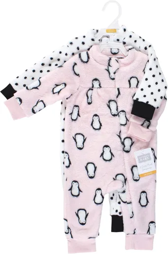 Vista 2 de Hudson Baby Monos de felpa para bebé niña
