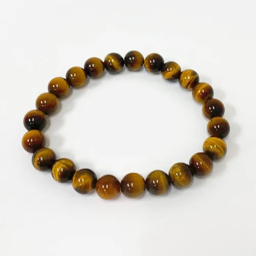 Vista 103 de Gem Avenue Handmade Round Bead Stretch Bracelet Unisex Natural Stone Beaded Jewelry for Men & Women, Elastic Wristband for Daily Wear