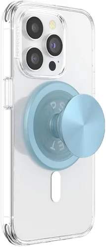 Vista 10 de PopSockets - Agarre para teléfono con soporte expandible, agarre adhesivo, suspiro azul