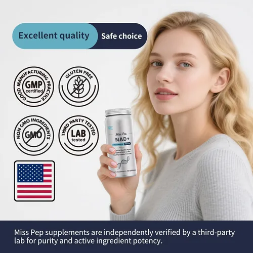 Vista 8 de NAD Suplemento para hombres, alternativa liposomal NAD+ NMN apoya la salud celular, ralentiza el envejecimiento, ayuda a concentrarse y promueve