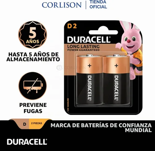 Vista 2 de Duracell Baterías alcalinas D 2