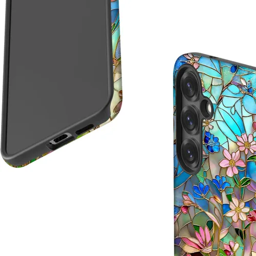 Vista 5 de Funda protectora para teléfono Samsung Galaxy S23 – Carcasa rígida de doble capa + cubierta de silicona – Funda protectora a prueba de golpes