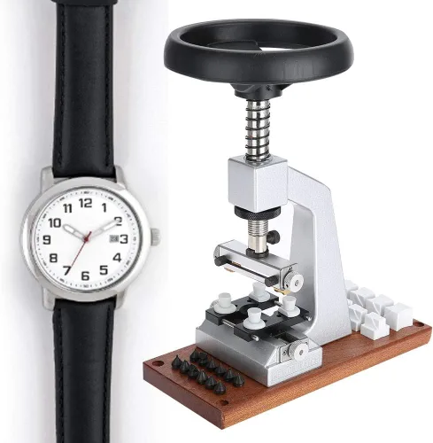 Vista 2 de Herramienta para quitar la parte trasera del reloj, 5700, abridor de reloj, con base de metal, apto para reparación de relojes