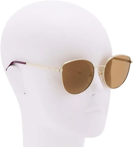 Vista 5 de Gucci Womens Light Metal Feminine Cat Eye Sunglasses