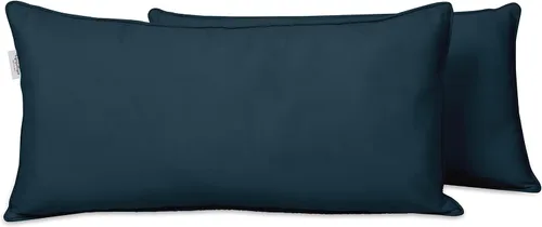 Vista 69 de Funda de almohada lumbar de tela de poliéster para interiores y exteriores, impermeable, rectangular, para todo tipo de clima, para muebles