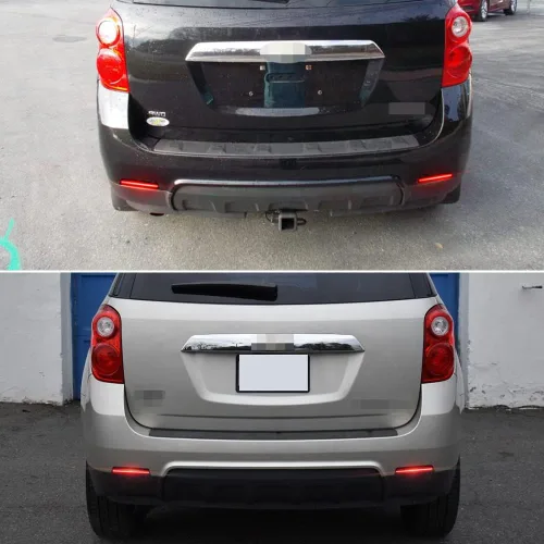Vista 7 de 3 EN 1 Lente Ahumada Led Para 2010 2011 2012 2013 2014 2015 2016 2017 Chevrolet Equinox Reflector Luces Traseras Intermitentes Freno Parada y Luces