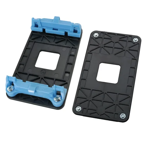 Vista 3 de 2 bases de soporte para ventilador de CPU, soporte de radiador para AM2+/AM3+/FM1/FM2, marco inferior de CPU, base sin límites de refrigeración