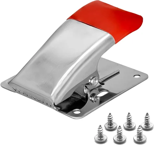 Vista 8 de SAMSFX - Tabla de limpieza de pescado, con tornillos y mandíbula profunda, para cebos de mesa Abrazadera