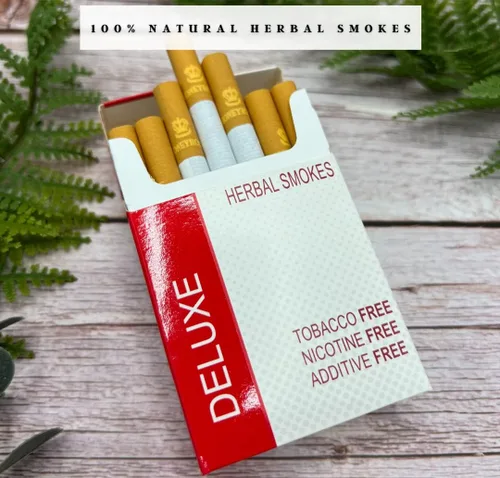 Vista 5 de Honeyrose Deluxe, humo de hierbas sin tabaco ni nicotina, 1 caja, fabricado en Inglaterra