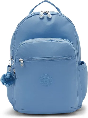 Vista 13 de Kipling Seúl - Mochila pequeña para tableta, diseño de flores acuáticas, talla única