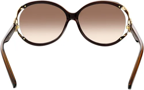 Vista 4 de Salvatore Ferragamo SF600S 220 - Lentes de sol color marrón oscuro perla 61 14 130 Marrón oscuro