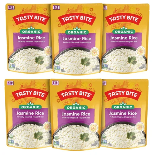 Vista 6 de Tasty Bite Arroz de jazmín, arroz cocido para microondas, 8.8 onzas (paquete de 12)