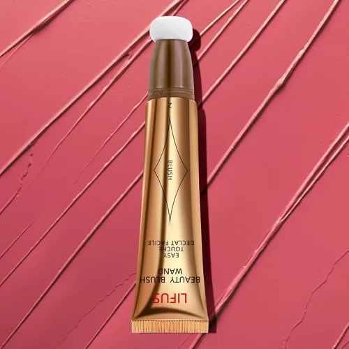 Vista 2 de Beauty Wand - Juego de maquillaje para rostro líquido, iluminador de contorno de contorno bronceador con aplicador de cojín, ligero, mezclable