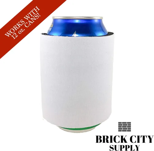 Vista 4 de Blanco Slap Can Cooler Blanks-Sublimation 3-5-10-20-50-100 paquetes de neopreno a granel (1)