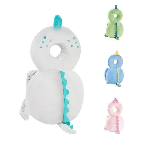 Vista 9 de Almohadilla de protección para la espalda del bebé, protector de seguridad para niños pequeños, mochila para caminar y gatear, almohadilla