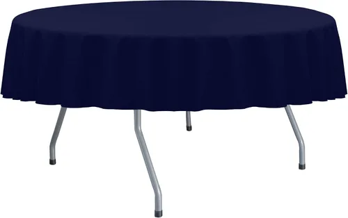 Vista 17 de Ultimate Textile Cotton-Feel - Mantel redondo de comedor fino de 72 pulgadas, color verde militar