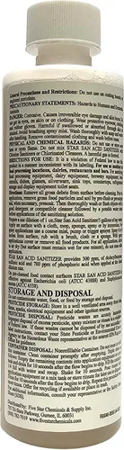 Vista 5 de 8oz Star San con botella de spray de 32 oz para elaboración casera
