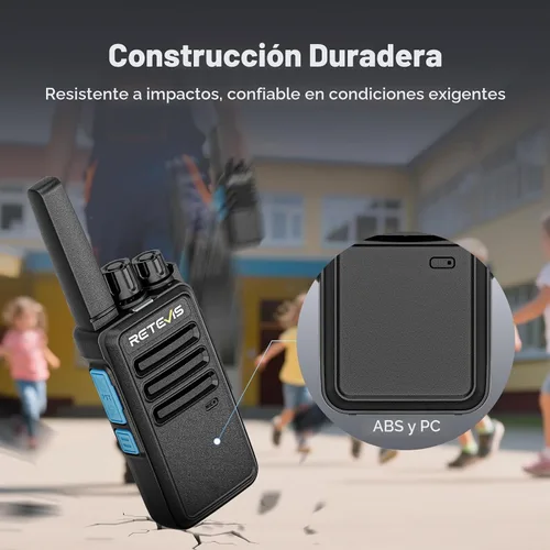 Vista 6 de Retevis Walkie Talkies digitales RT68D con modo analógico y digital