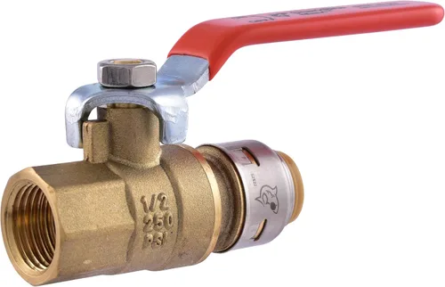 Vista 10 de SharkBite Válvula de bola máxima de 3/4 x 3/4 pulgadas con conector FNPT, empuje para conectar accesorios de plomería de latón, tubo PEX, cobre